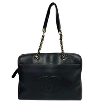 Chanel Bolso de mano de piel caviar Pre-owned - Pre-owned - Mujer - Negro - ONE SIZE