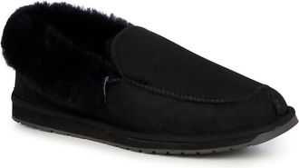 Emu Mens Platinum Murray Fold Down Slipper In Black
