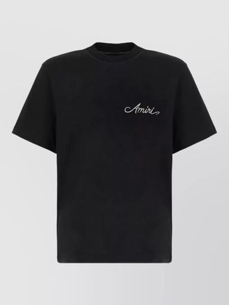 Amiri cotton crew neck graphic print t shirt