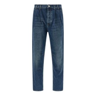 Brunello Cucinelli Iconic Fit Jeans - Heren - Jeans - Blauw - Maat: L Katoen