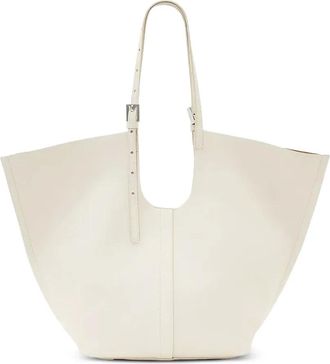 AllSaints Borsa tote Ara con fibbia - Bianco