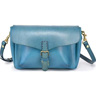 OLD TREND Isla Leather Crossbody Bag in Turquoise at Nordstrom Rack