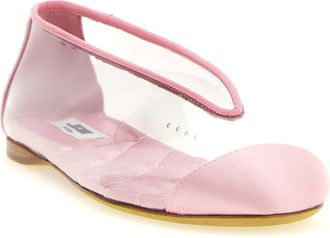 Moschino Womens Multicolor Pvc Ballet Flats