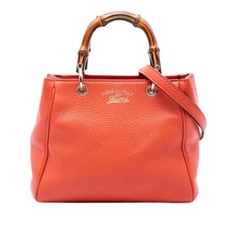 Gucci Borsa a mano Pre-owned Bamboo - - Pre-owned - Donna - Arancione - ONE SIZE