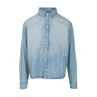 Jacquemus Heren, Overhemden, Blauw, Maat: XL Denim