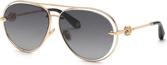 Roberto Cavalli SRC032M 0300 Shiny Rose Gold/Light Grey