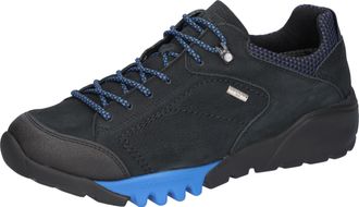 Waldl&auml;ufer Trekkingschuh WALDL&Auml;UFER H-Fritz, Herren, Gr. 6,5, schwarz (nachtblau, schwarz), Gummi, Nubukleder, Textil, kontrastfarbene Details, Schuhe Trekkingsc