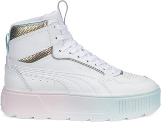 Puma Womens Karmen Rebelle Mid Exotics Shoes, Size: 9 M US, Color White White