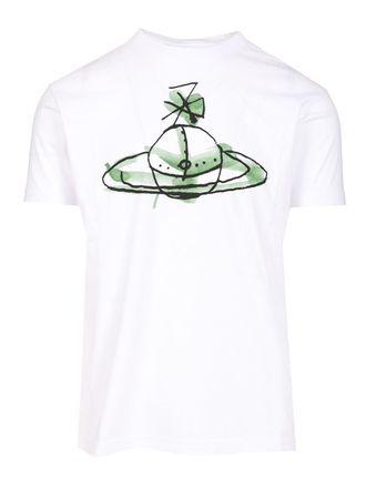 Vivienne Westwood Classic T-Shirt Bianco-Uomo