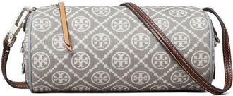 Tory Burch T Monogram Utility Cylinder Shoulder Bag in Gray at Nordstrom