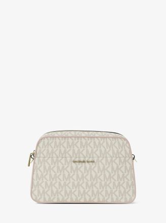 Michael Kors Jet Set Small Signature Logo Camera Crossbody Bag
