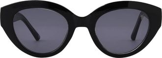 Frye Smoke Cat Eye Ladies Sunglasses 10266419.COM BLKSMK 51