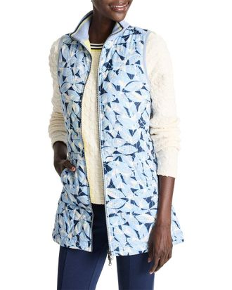 Nic+Zoe Nic+Zoe Winter Floral Reversible Vest