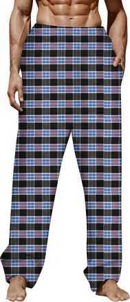 Generic Mens Pyjama Bottoms, Mens Long Lounge Wear Pants, Pyjamas for Men, Mens Pyjamas, Mens Nightwear, Flannel Pajama Pants Oversized, Plaid Sleep & Lounge 