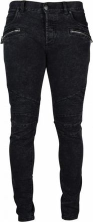 Balmain Slim-fit Jeans - Heren - Slim Fit Jeans - Zwart - W33 - Katoen - Jeans