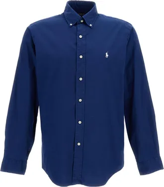Polo Ralph Lauren Ultralight Cotton Twill Shirt with Iconic Pony Logo