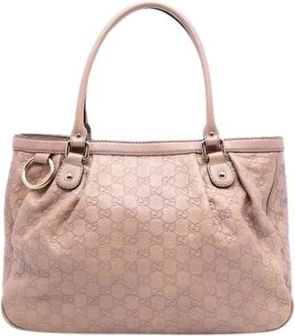 Gucci Pre-owned Tote Bags, female, Pink, Size: ONE SIZE Pre-owned Sukey Tote Bag