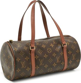 Louis Vuitton Borsa a spalla Papillon 30 in tela con monogramma 2006 - Marrone