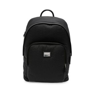 Emporio Armani Nylon Backpack - male - Emporio Armani - Backpacks - Black - ONE SIZE - Bags