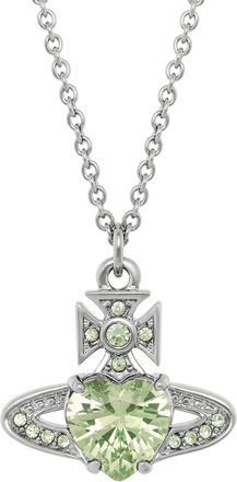 Vivienne Westwood Ariella Crystal-embellished orb Necklace - Green - One Size