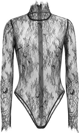 Lika Body con maniche lunghe - Nero