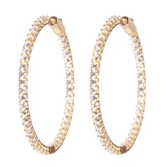 Nickho Rey Kay Lee Hoop in White/gold at Nordstrom