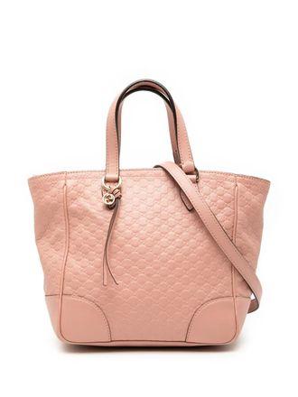 Gucci 2000-2015 Small Microguccissima Bree satchel - Pink