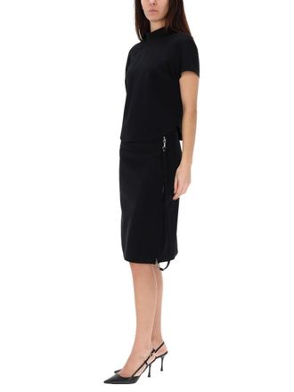 Courr&egrave;ges Circle Heritage Blouse - Black