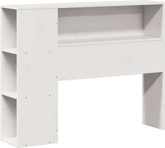vidaXL Headboard with Storage White 75 cm Solid Wood Pine Vidaxl