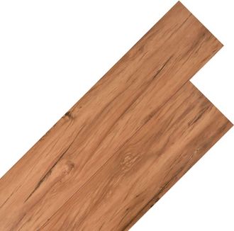vidaXL Tableros De Suelo Aliso Natural 5,26 M&sup2; 18 Uds. Pvc Vidaxl