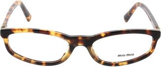Miu Miu Glasses, unisex, Brown, Size: ONE SIZE Optical Frame