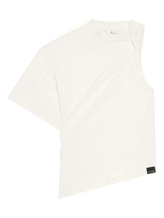 Courr&egrave;ges Twist Asymmetrical T-Shirt Clothing