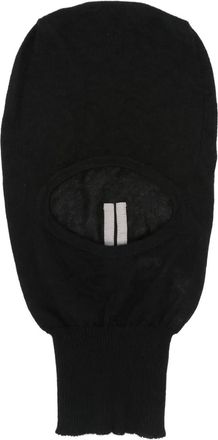 Rick Owens Passamontagna Skull in cashmere - Nero