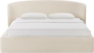 TOV Furniture Tov Furniture Corey Upcycled Linen King Storage Bed