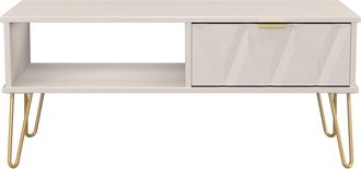Welcome Furniture Glitz Ready Assembled 1 Drawer Coffee Table in Kashmir Matt - Welcome Furniture | TJ Hughes