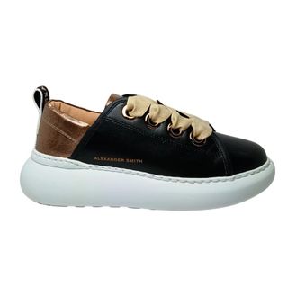 Alexander Smith Sneakers, female, Black, Size: 7 US Pelle Sneaker