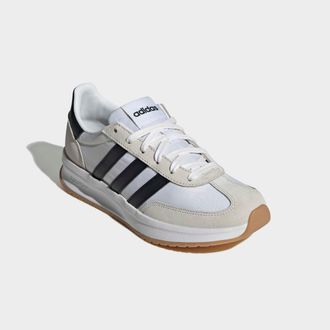 adidas Sneaker ADIDAS SPORTSWEAR RUN 70S 2.0, Damen, Gr. 36, schwarz-weiss (cloud wei&szlig;, core schwarz, grau one), Leder, Textil, Schuhe Sneaker, inspiriert vo