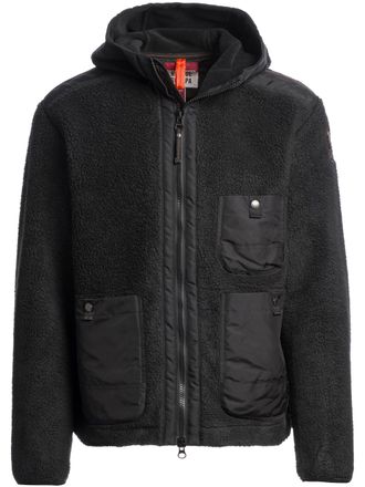 Parajumpers Textured Zip-Up Jacket With Hood And Patch Pockets