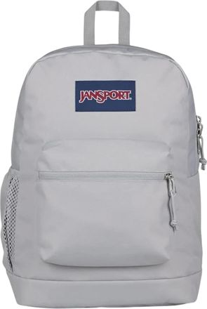 Jansport Cross Town Plus Backpack in Grounded Grey Unisex 26L Laptop Pack