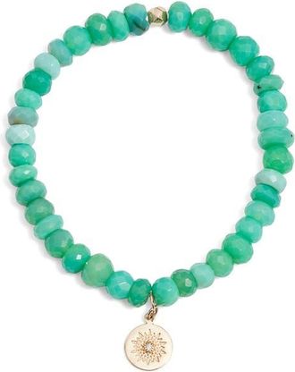 Anzie Boheme Charm Bracelet in Green at Nordstrom, Size One Size Oz