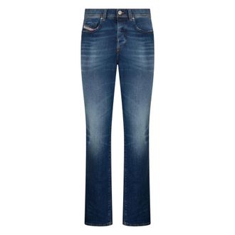 Diesel Boot-cut Jeans, male, Blue, Size: W34 Flared Jeans