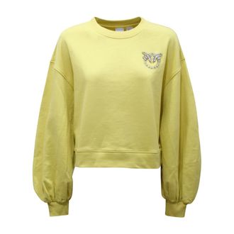 Pinko Sweatshirts, female, Yellow, Size: S Ceresole Sweatshirt