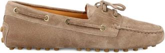 Tod's Beige Suede Loafers