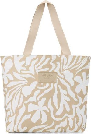 Aloha Collection Day Tripper Float Water Resistant Tote in Latte at Nordstrom