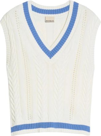 Pennyblack Pbbpotenza Maglia Scollo a V - - Knitwear - Donna - Bianco - S