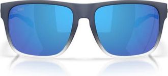 Costa Spearo XL 59mm Polarized Square Sunglasses in Deep Blue Fade/blue 580G at Nordstrom