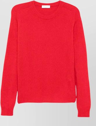 Roberto Collina cashmere silk crew-neck long-sleeve sweatshirt
