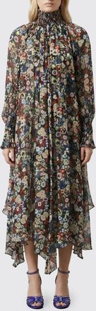 Khaite Abito in chiffon di seta floreale Khaite