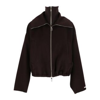 Sportmax Emiro Jacket - Dames - Jassen - Bruin - Maat: XS Zijde