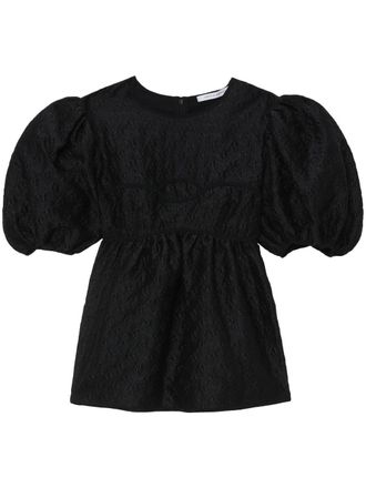 Cecilie Bahnsen Summer puff-sleeve blouse - Black
